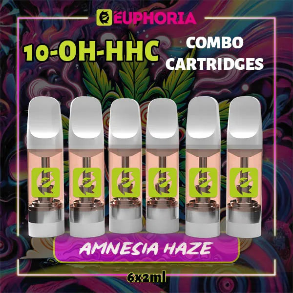 10-OH-HHC Vape Cartridge 2ml x 6 Amnezia Haze 95% | E-Euphoria