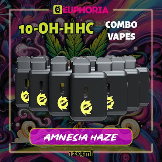 10-OH-HHC Vape 3ml x 12 Amnezia Haze 95% | E-Euphoria