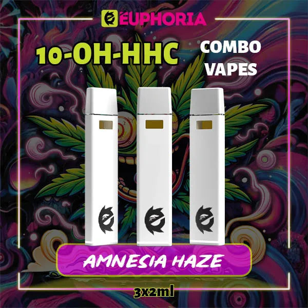 10-OH-HHC Vape 2ml x 3 Amnezia Haze 95% | E-Euphoria