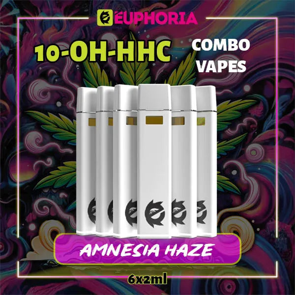 10-OH-HHC Vape 2ml x 6 Amnezia Haze 95% | E-Euphoria