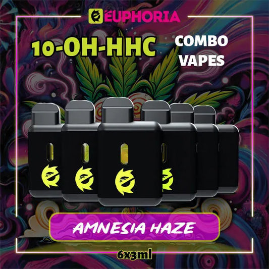 10-OH-HHC Vape 3ml x 6 Amnezia Haze 95% | E-Euphoria