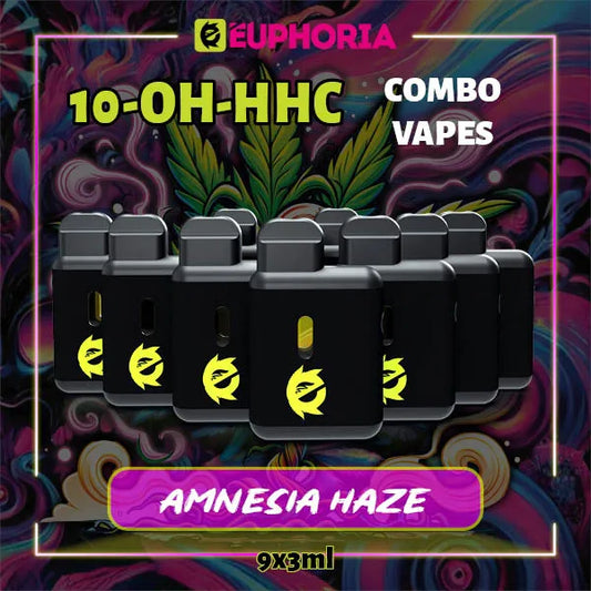 10-OH-HHC Vape 3ml x 9 Amnezia Haze 95% | E-Euphoria