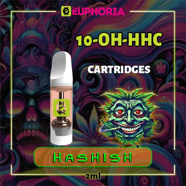 10-OH-HHC Vape Cartridge 2ml Hashish 95% | E-Euphoria