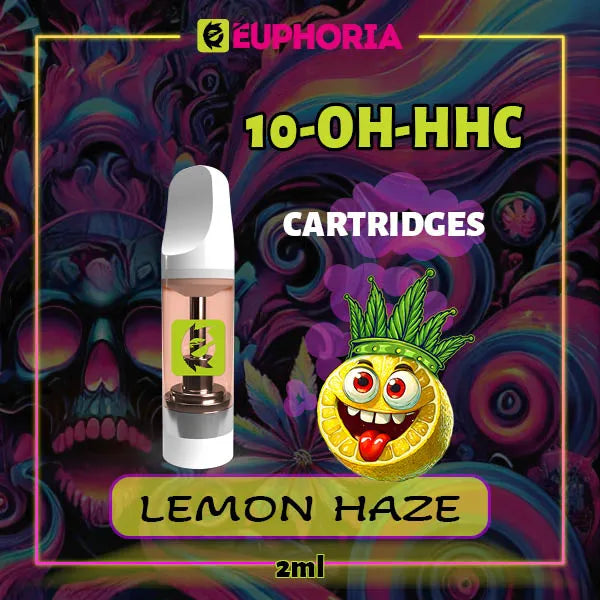 10-OH-HHC Vape Cartridge 2ml Lemon Haze 95% | E-Euphoria