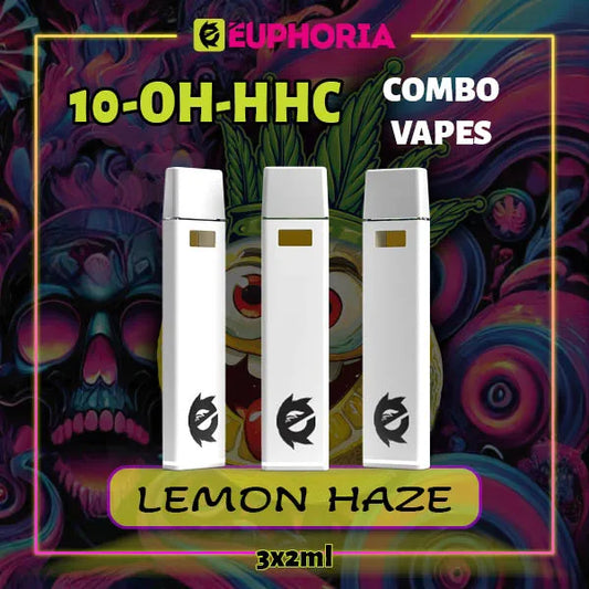10-OH-HHC Vape 2ml x 3 Lemon Haze 95% | E-Euphoria
