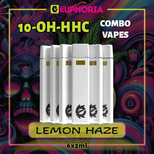10-OH-HHC Vape 2ml x 6 Lemon Haze 95% | E-Euphoria