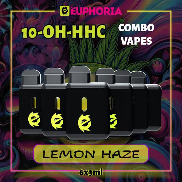 10-OH-HHC Vape 3ml x 6 Lemon Haze 95% | E-Euphoria