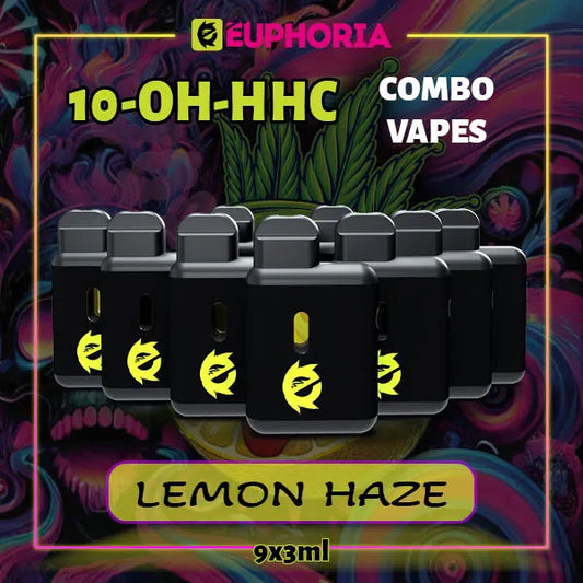 10-OH-HHC Vape 3ml x 9 Lemon Haze 95% | E-Euphoria