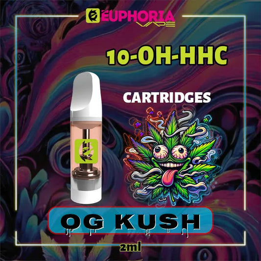 10-OH-HHC Vape Cartridge 2ml OG Kush 95% | E-Euphoria